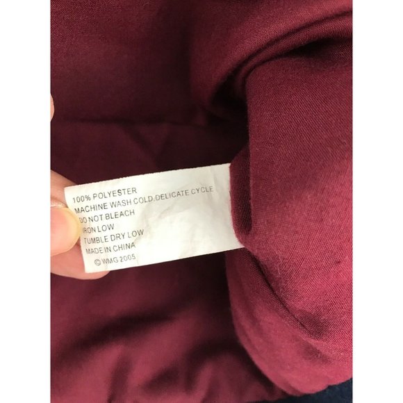 Unbranded sz XL fleece vest zip front primitive country design NWOT - Picture 5 of 7